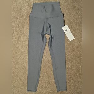 NWT Alo Yoga 7/8 High Waist Airlift Leggings Size  XXS Steel Blue